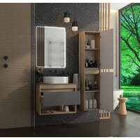  Teymi Тумба под умывальник Ritta 65 T60524 (дуб эврика/графит матовый) - Превью изображения №4 — Интернет-магазин Time-Shop