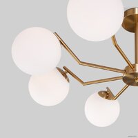 Люстра средней высоты Евросвет 70154/8 (латунь) - Превью изображения №3 — Интернет-магазин Time-Shop