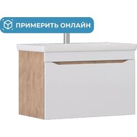 Vigo Тумба под умывальник Grani 800-0-1 Como навесная (дуб золотой)