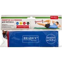 Набор фитнес резинок Bradex SF 0672 (3 шт, от 5.5 до 11 кг) - Превью изображения №14 — Интернет-магазин Time-Shop