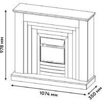 Каминокомплект Planta PORT011W-FS600S - Превью изображения №2 — Интернет-магазин Time-Shop