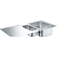 Кухонная мойка Grohe K500 60-S 100/50 1.5 rev 31572SD1 - Превью изображения №2 — Интернет-магазин Time-Shop