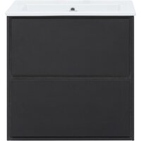  Aquanet Тумба под умывальник Милан 65 306379 (черный глянец) - Превью изображения №3 — Интернет-магазин Time-Shop