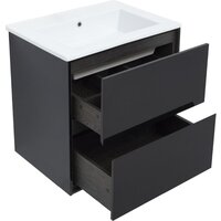  Aquanet Тумба под умывальник Милан 65 306379 (черный глянец) - Превью изображения №2 — Интернет-магазин Time-Shop