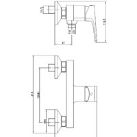 Смеситель Cersanit Nature 63065 - Превью изображения №2 — Интернет-магазин Time-Shop