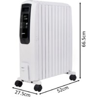 Масляный радиатор Yoer Inferno OFR1025W - Превью изображения №9 — Интернет-магазин Time-Shop