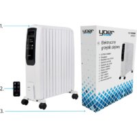 Масляный радиатор Yoer Inferno OFR1025W - Превью изображения №10 — Интернет-магазин Time-Shop