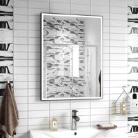  Континент Зеркало Life Led Black 50x70 - Превью изображения №8 — Интернет-магазин Time-Shop