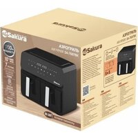 Аэрогриль (аэрофритюрница) Sakura SA-7687BK - Превью изображения №2 — Интернет-магазин Time-Shop