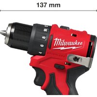 Дрель-шуруповерт Milwaukee M12 BLDDRC-0 4933499683 (без АКБ) - Превью изображения №2 — Интернет-магазин Time-Shop
