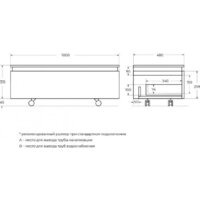  Cezares Тумба SLIDER-1000-1C-PI-NF-P - Превью изображения №3 — Интернет-магазин Time-Shop
