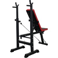 Силовая скамья Calviano 1008 (красный/черный) - Превью изображения №7 — Интернет-магазин Time-Shop