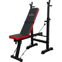 Силовая скамья Calviano 1008 (красный/черный) - Превью изображения №3 — Интернет-магазин Time-Shop