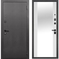 Guard Зеркало серебристый/белый матовый (96x205, правая)