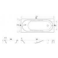 Ванна Cersanit Mito Red 170x70 (с каркасом и экраном) - Превью изображения №9 — Интернет-магазин Time-Shop