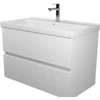 Дабер Тумба под умывальник 011 WeltWasser Deilbach 7517-80 (с подсветкой, белый древесный)