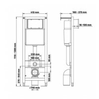 Унитаз подвесной Berges Wasserhaus Quattro S Rimless 043364 (с сиденьем и кнопкой смыва) - Превью изображения №8 — Интернет-магазин Time-Shop