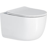 Унитаз подвесной Roxen Vortex Tornado в комплекте с инсталляцией StounFix Dual Fresh 6 в 1 964480 (кнопка: белый глянец) - Превью изображения №5 — Интернет-магазин Time-Shop