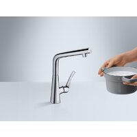 Смеситель Hansgrohe Metris Select 14883000 - Превью изображения №2 — Интернет-магазин Time-Shop