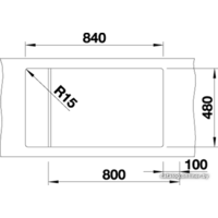 Кухонная мойка Blanco Elon XL 8 S (темная скала) 524861 - Превью изображения №3 — Интернет-магазин Time-Shop