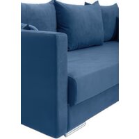 Диван Krones Эллада мод.2 (велюр, темно-синий) - Превью изображения №3 — Интернет-магазин Time-Shop