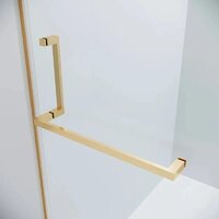 Душевая стенка Grossman Pragma 90x195 200.K33.03.90.32.00 (золото сатин,стекло прозрачное) - Превью изображения №8 — Интернет-магазин Time-Shop