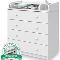 Атон Мебель Сириус-2 804 ЛДСП (белый)