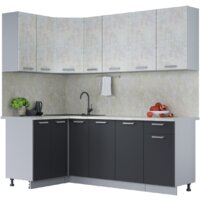 Интерлиния Мила Лайт 1.2x2.1 (бетон лайт/антрацит/опал светлый)