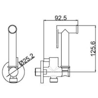 Гигиенический душ Maxonor Pure Life PL6501-6 - Превью изображения №4 — Интернет-магазин Time-Shop
