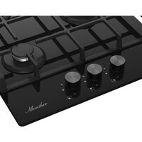 Варочная панель Monsher MGG 42 Noir - Превью изображения №3 — Интернет-магазин Time-Shop