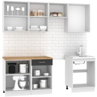 Готовая кухня Mio Tesoro Экстра-лайт 2.2 (антрацит/дуб бунратти) - Превью изображения №2 — Интернет-магазин Time-Shop