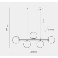 Подвесная люстра TK Lighting TKP6219 - Превью изображения №4 — Интернет-магазин Time-Shop