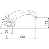 Смеситель Ferro Retro New XD2 - Превью изображения №3 — Интернет-магазин Time-Shop