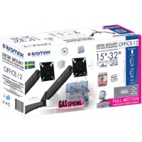 Кронштейн для монитора Kromax OFFICE-12 (черный) - Превью изображения №3 — Интернет-магазин Time-Shop