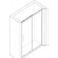 Душевая дверь RGW CL-14 150 (хром/прозрачное стекло) - Превью изображения №5 — Интернет-магазин Time-Shop