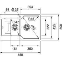 Кухонная мойка Franke UBG 651-78 (белый) - Превью изображения №2 — Интернет-магазин Time-Shop