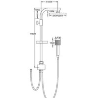 Душевая система  Wisent WP3500-2 - Превью изображения №5 — Интернет-магазин Time-Shop