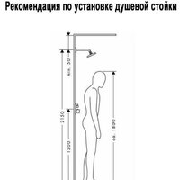 Душевая система  Wisent WP3500-2 - Превью изображения №6 — Интернет-магазин Time-Shop