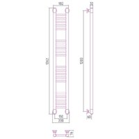 Полотенцесушитель Сунержа Богема+ прямая 1200х150 31-0220-1215 - Превью изображения №3 — Интернет-магазин Time-Shop