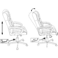 Офисное кресло Бюрократ CH-823AXSN (черный) - Превью изображения №6 — Интернет-магазин Time-Shop