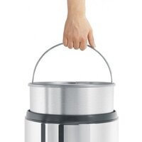 Корзина для бумаг Brabantia Waste Paper Bin 30 л (стальной полированный) - Превью изображения №6 — Интернет-магазин Time-Shop