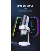 Проводной микрофон FIFINE A9 (белый) - Превью изображения №4 — Интернет-магазин Time-Shop