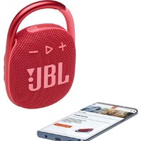 Беспроводная колонка JBL Clip 4 (красный) - Превью изображения №7 — Интернет-магазин Time-Shop