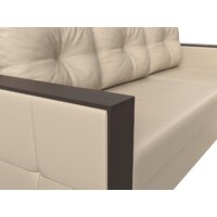 Угловой диван Лига диванов Валенсия Лайт правый (экокожа, бежевый) - Превью изображения №2 — Интернет-магазин Time-Shop