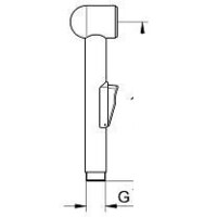 Гигиенический душ Grohe BauClassic [124434] - Превью изображения №4 — Интернет-магазин Time-Shop