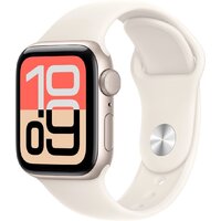 Apple Watch SE 3 40 мм (алюминиевый корпус, звездный свет/звездный свет, спортивный силиконовый ремешок M/L)