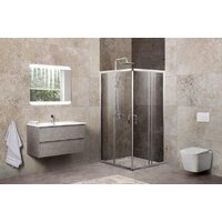 Душевой уголок BelBagno UNIQUE-A-2-75/90-C-Cr (прозрачное стекло) - Превью изображения №2 — Интернет-магазин Time-Shop