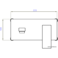 Смеситель Laveo Kvadrato BLQ 022P - Превью изображения №2 — Интернет-магазин Time-Shop