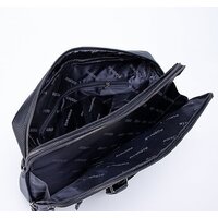 Мужская сумка Poshete 249-8193-8-BLK (черный) - Превью изображения №4 — Интернет-магазин Time-Shop