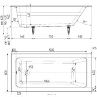 Ванна Универсал Оптима Ультра-У 170x80 (1 сорт, без ножек) - Превью изображения №5 — Интернет-магазин Time-Shop